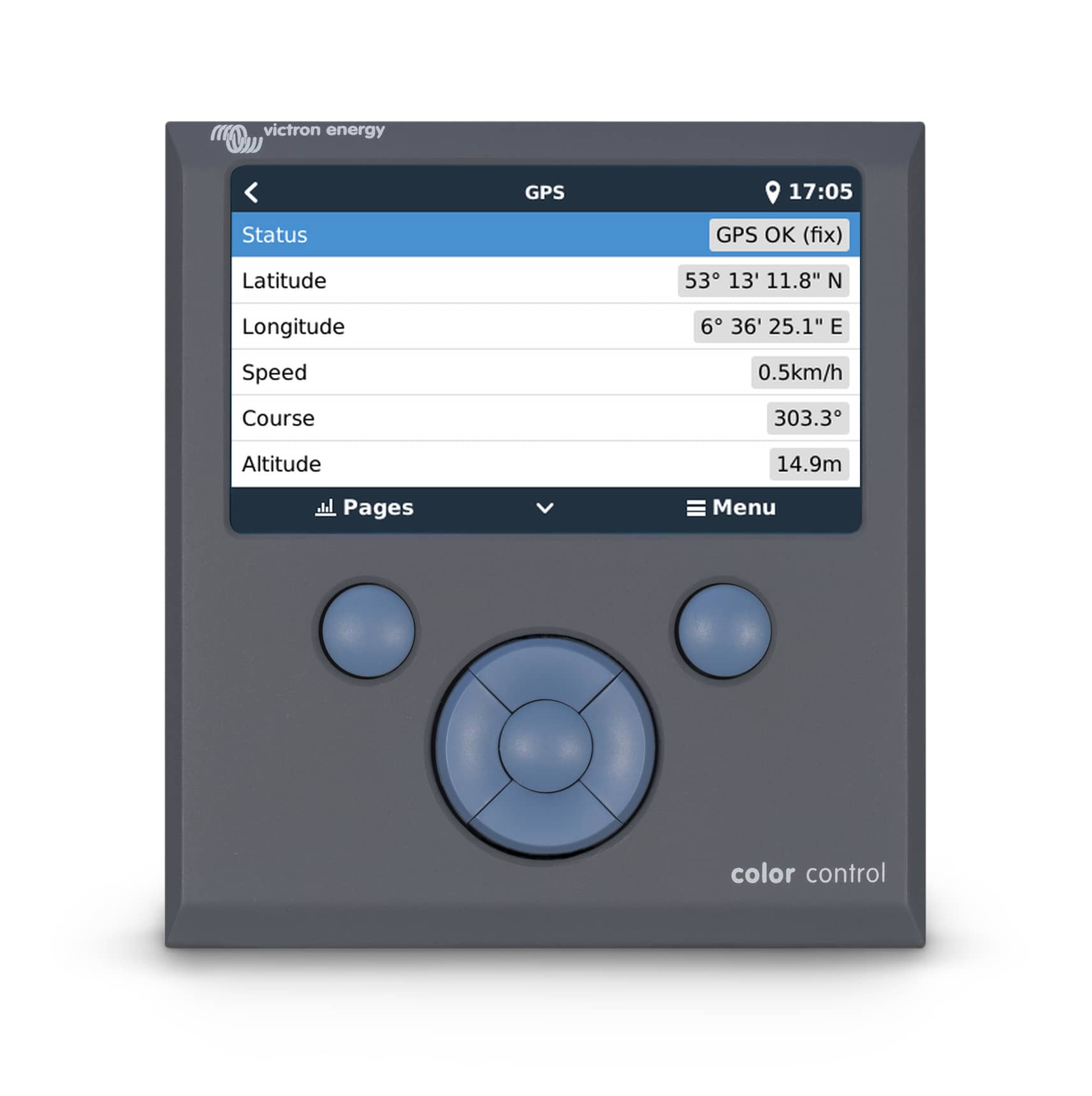 Color Control GX screen - GPS thumbnail