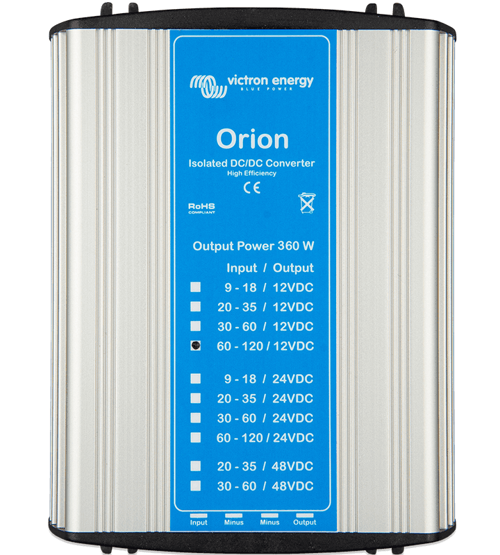 Orion DC-DC Yalıtılmış Konvertörler, 360 W ve özel amaçlı modeller
