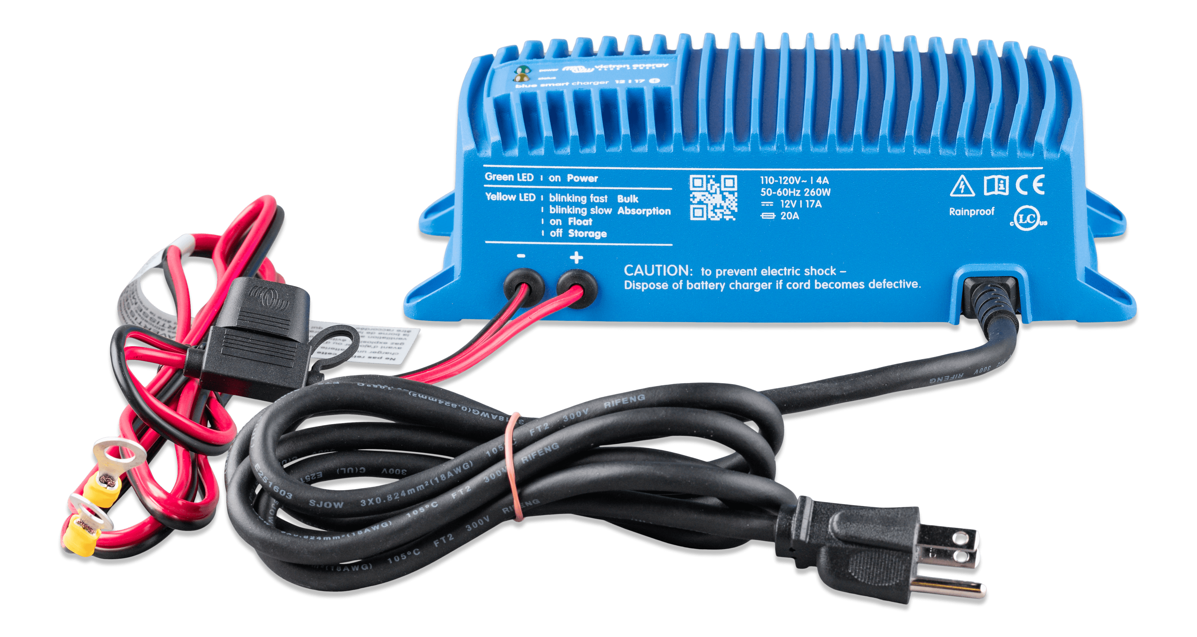 Blue Smart IP67 Charger 12/17(1) 120V NEMA 5-15 (front-low)  thumbnail