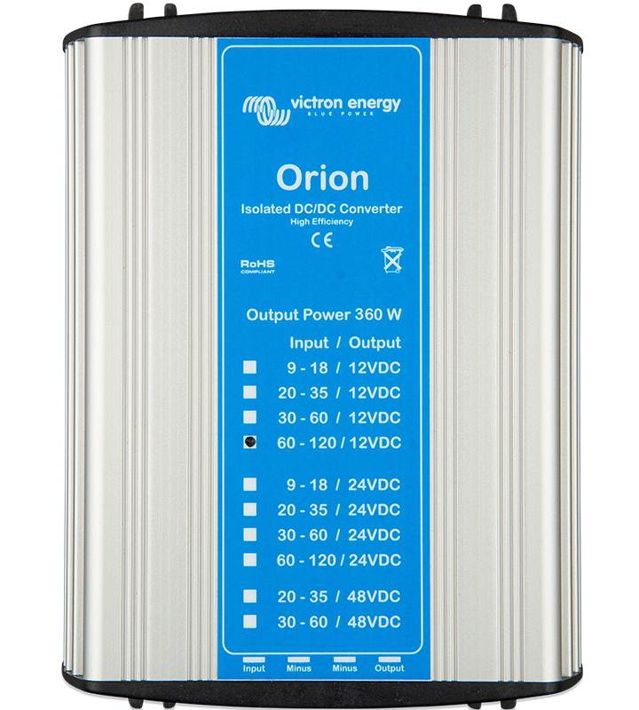 Orion DC-DC Yalıtılmış Konvertörler, 360 W ve özel amaçlı modeller